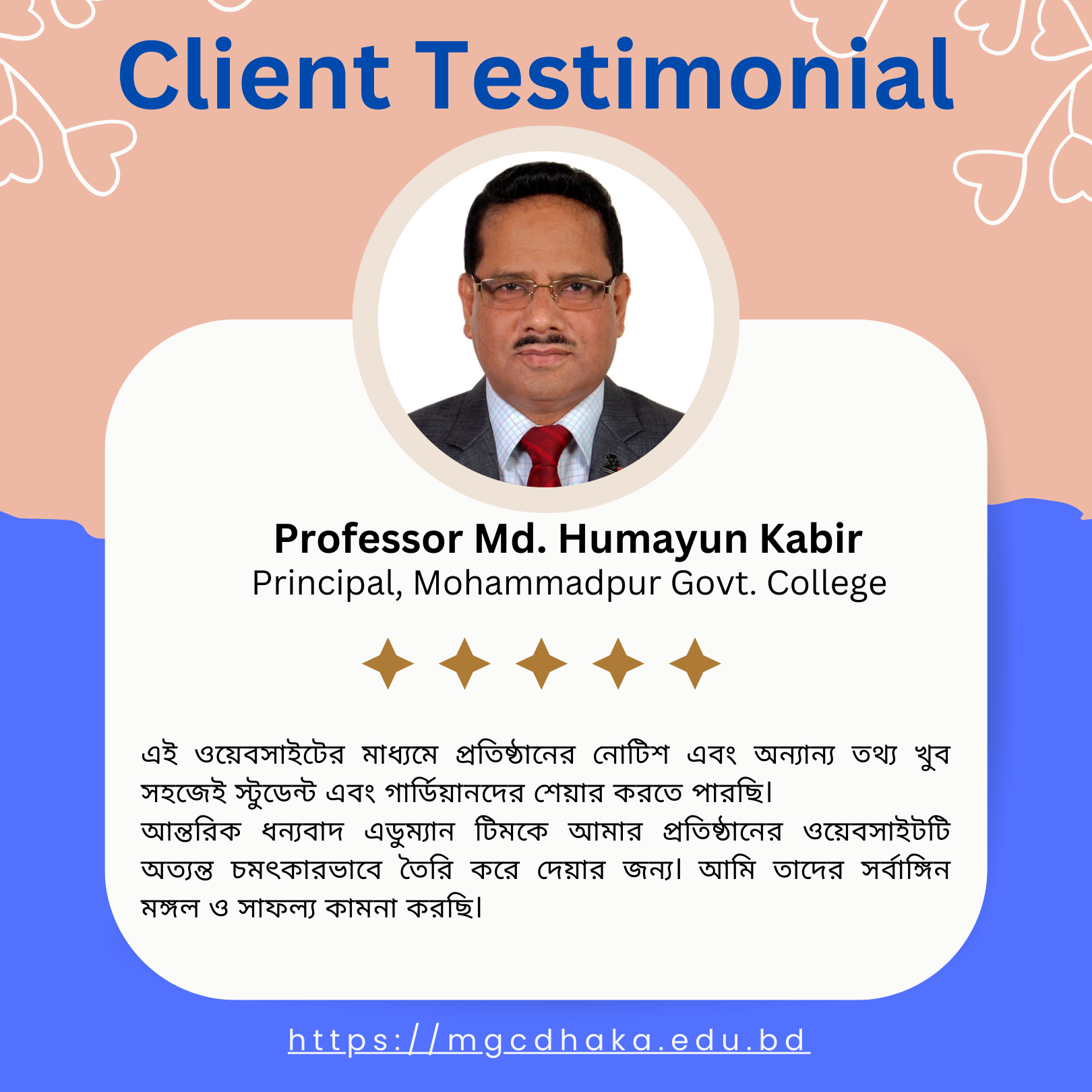 Yellow Beige White Minimalistic Testimonial Instagram Post